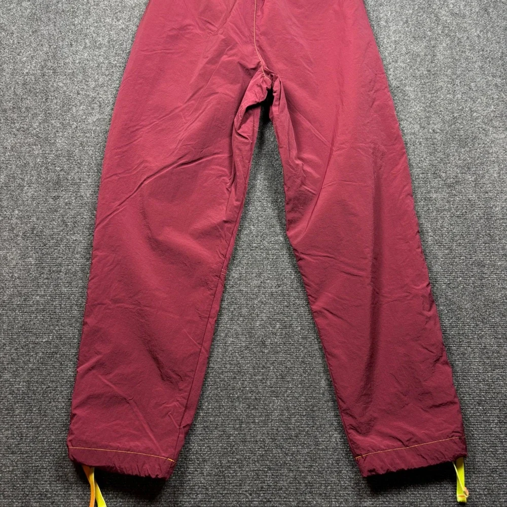 Jordan Jumpman Nylon Pants Mens Small Burgundy Drawstring Adjustable DV1613-680